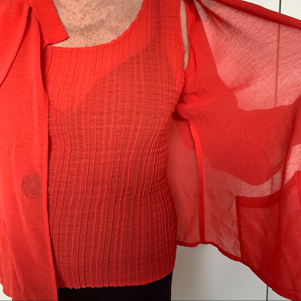 Babette 2 piece coral blouse - Picture 5 of 5